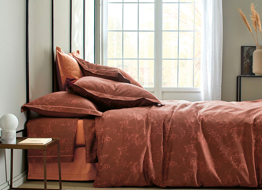 Ensemble linge de lit Satin Jacquard