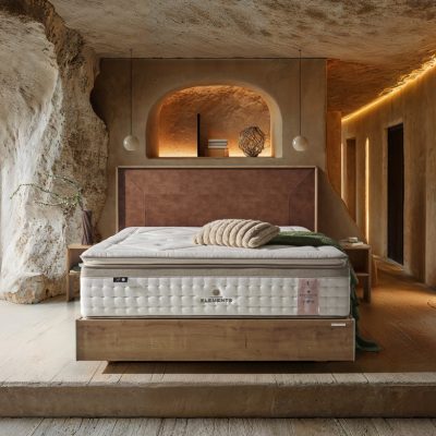 Matelas Caldera d'une hauteur exceptionnelle de 39 cm développé par André Renault et distribué en exclusivité par la Literie des Savoie