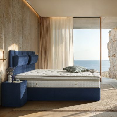 Matelas Quintessence d'une belle hauteur de 31 cm développé par André Renault et distribué en exclusivité par la Literie des Savoie